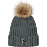 Atlanta Madhatters Faux Fur Pom Beanie